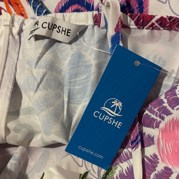 NWT Cupshe Floral Maxi Dress - Multicolor - Picture 2 of 7